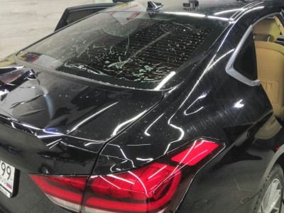 Тонирование задней полусферы Toyota Camry V70