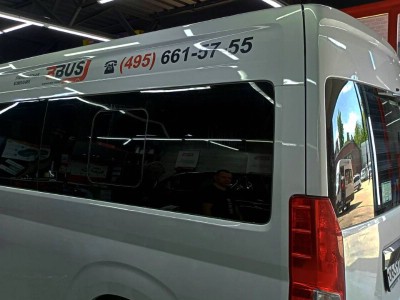 Тонирование задней полусферы Toyota Hiace