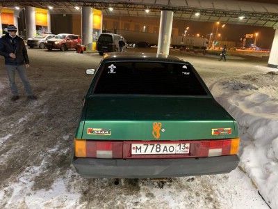 Тонирование задней полусферы ВАЗ 21099