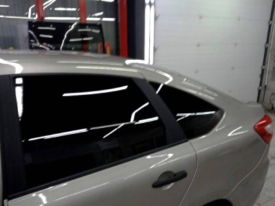 Тонирование задней полусферы ВАЗ Лада Гранта