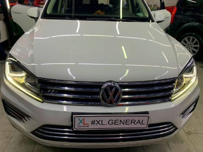 Тонирование задней полусферы Volkswagen Toureg