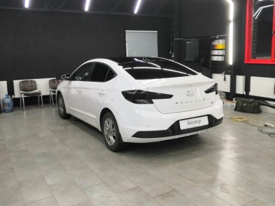 Тонирование задних фонарей Hyundai Elantra 4D Sed