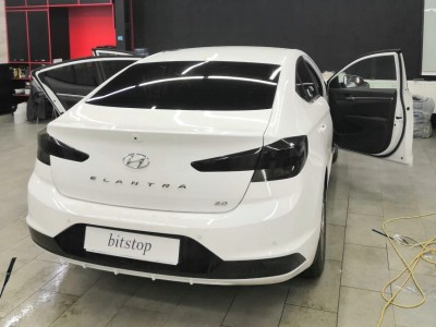 Тонирование задних фонарей Hyundai Elantra 4D Sed