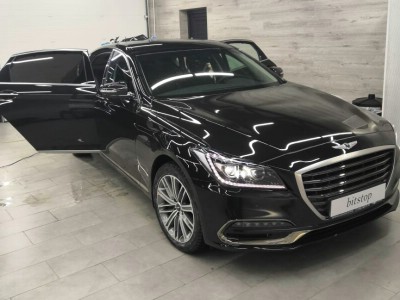 Тонирование задней полусферы Hyundai Genesis G90 4D Sed 2016-