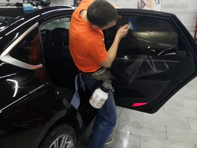 Тонирование задней полусферы Hyundai Genesis G90 4D Sed 2016-