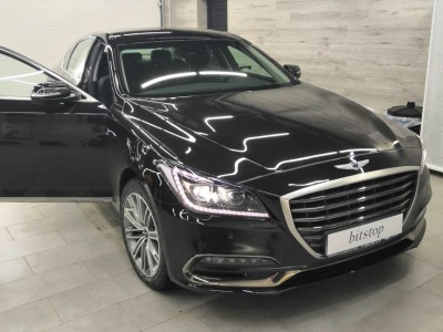 Тонирование задней полусферы Hyundai Genesis G90 4D Sed 2016-