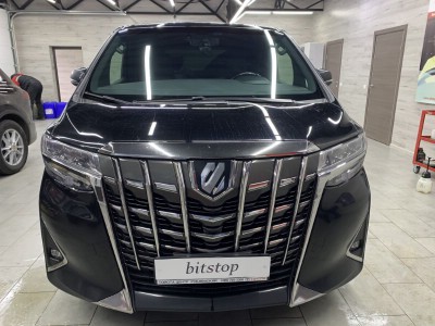 Бронирование лобового стекла и панорамной крыши Toyota Alphard III