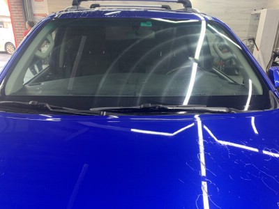 Замена бронепленки лобового стекла Toyota Fortuner