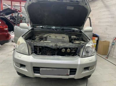 Полировка фар головного освещения Toyota LandcruisER (120) Prado