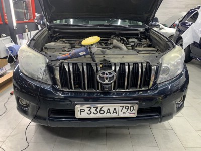 Полировка фар головного освещения Toyota LandcruisER (150) Prado