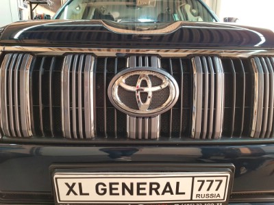 Установка сетки в бампер