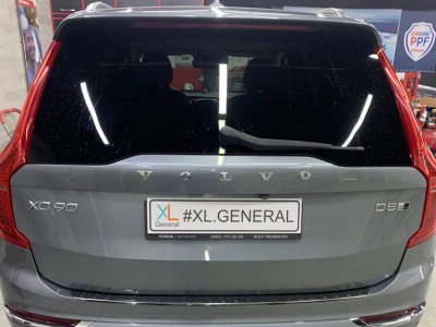 Стайлинг защита кузова матовой полиуретановой плёнкой Volvo XC-90