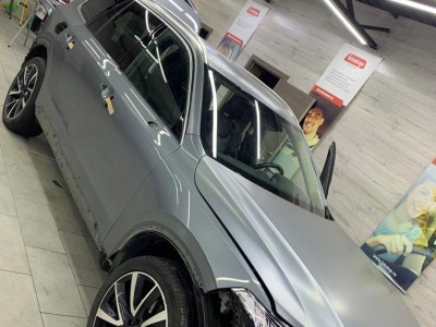 Стайлинг защита кузова матовой полиуретановой плёнкой Volvo XC-90