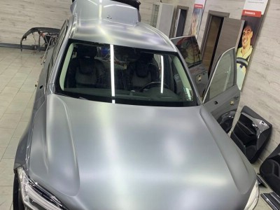 Стайлинг защита кузова матовой полиуретановой плёнкой Volvo XC-90