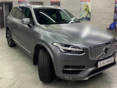 Стайлинг защита кузова матовой полиуретановой плёнкой Volvo XC-90