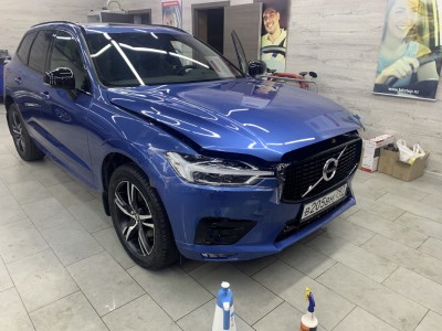Оклейка кузова авто бронепленкой Volvo XC60