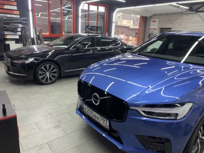 Оклейка кузова авто бронепленкой Volvo XC60