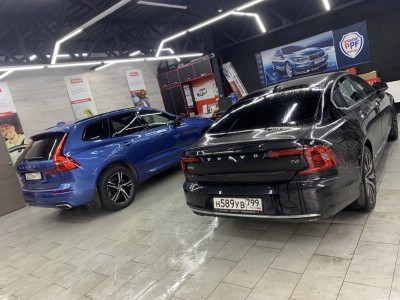 Оклейка кузова авто бронепленкой Volvo XC60