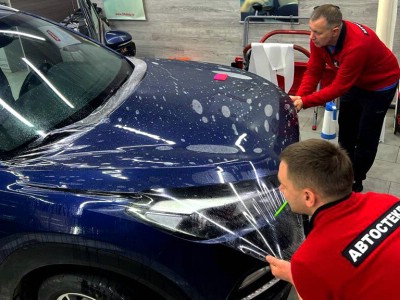 Защита капота полиуретановой пленкой Hyundai Tucson