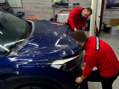 Защита капота полиуретановой пленкой Hyundai Tucson