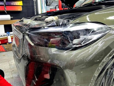 Защита лакокрасочного покрытия полиуретановой пленкой на автомобиле Volvo