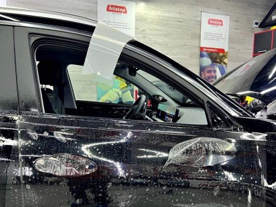 Защита лакокрасочного покрытия полиуретановой пленкой на автомобиле Volvo